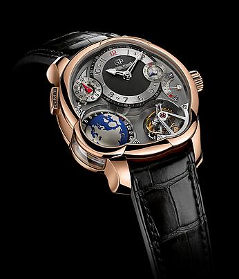 Greubel Forsey GMT red gold Replica Watch